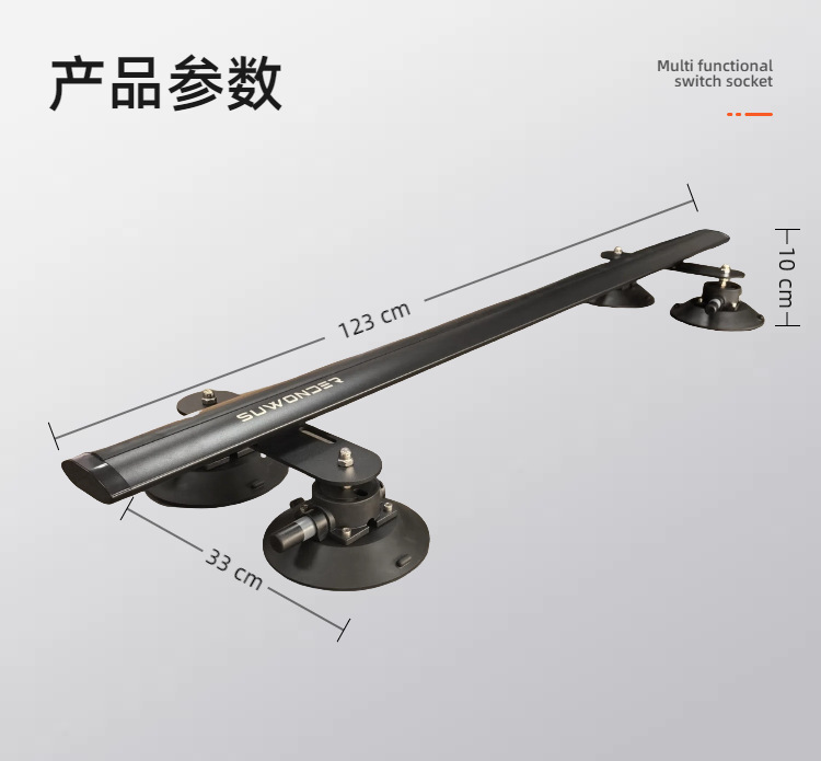 SUWONDER Suction Cup Car Roof Rack Universal Luggage Carrier