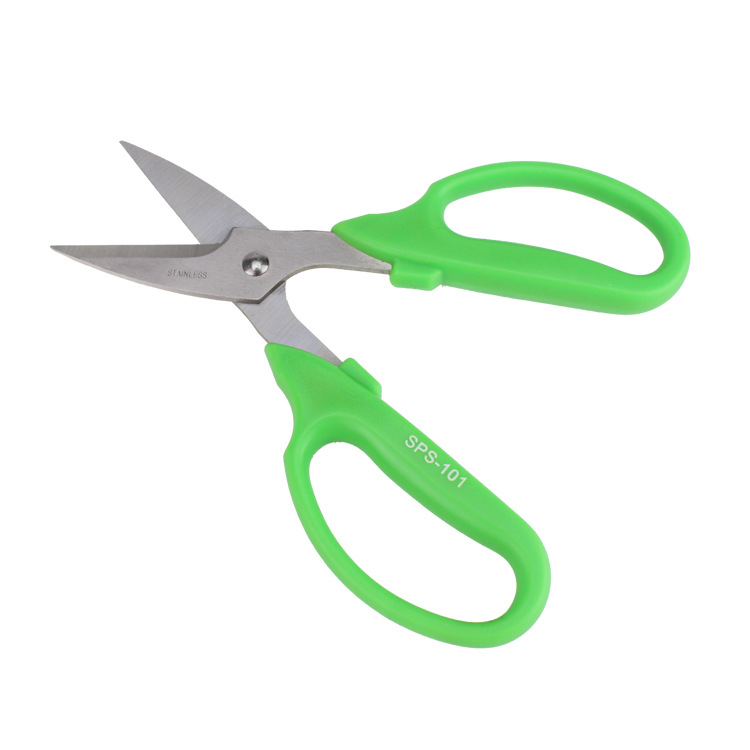 Tijeras de reparación de plántulas de frutas en stock Tijeras de brotes de hojas de acero inoxidable Tijeras de podar árboles frutales Tijeras de jardinería de ramas gruesas