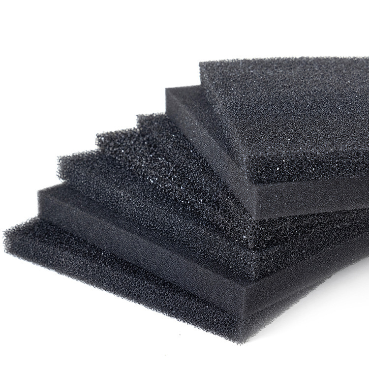 Material de embalaje para lámina de esponja insonorizante de alta densidad ignífugo, retardante de llama, resistente a altas temperaturas, filtración antiestática, amortiguación de sonido