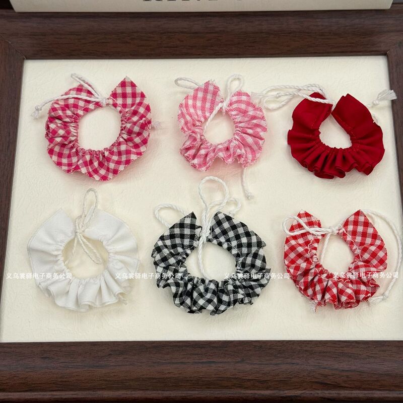 New Labubrav Collar Rose Retro Fake Collar 10cm Cotton Doll Kt Cat Doll Doll Clothes