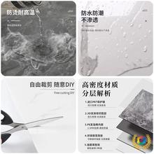 ǒ仿瓷砖墙贴自粘pvc防水遮丑补洞墙面装饰仿大理石墙板铝塑板贴