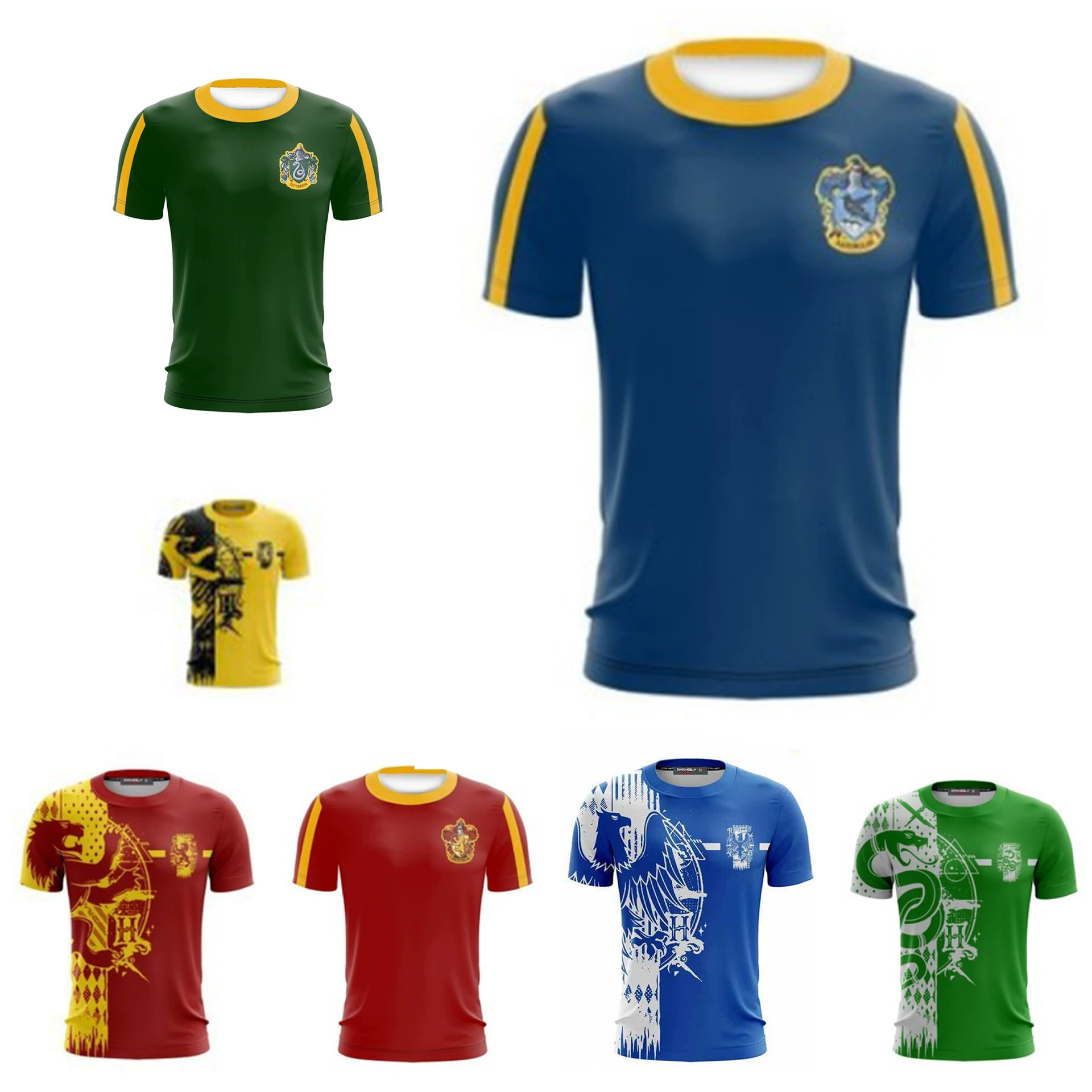 Трансграничная поставка 2025 экспорт новый стиль Хэллоуин 3D печать мужская спортивная футболка с коротким рукавом для мужчин напрямую от производителя