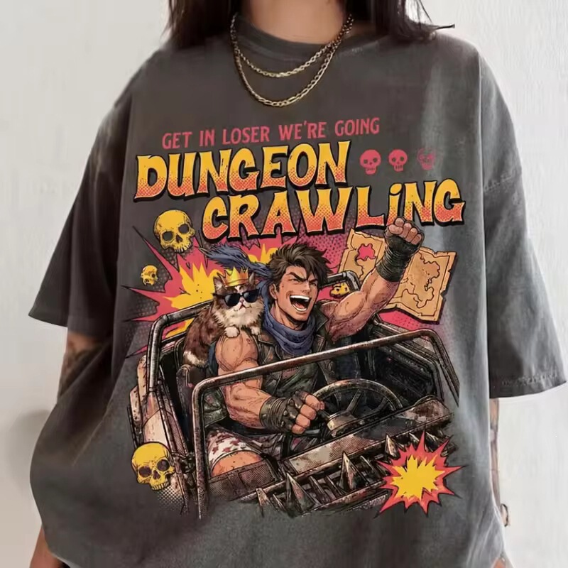 Dungeon Crawler T-Shirt Princess Donut Sci-Fi Meme T-Shirt Dungeon Crawler Carl Book Lover T-Shirt