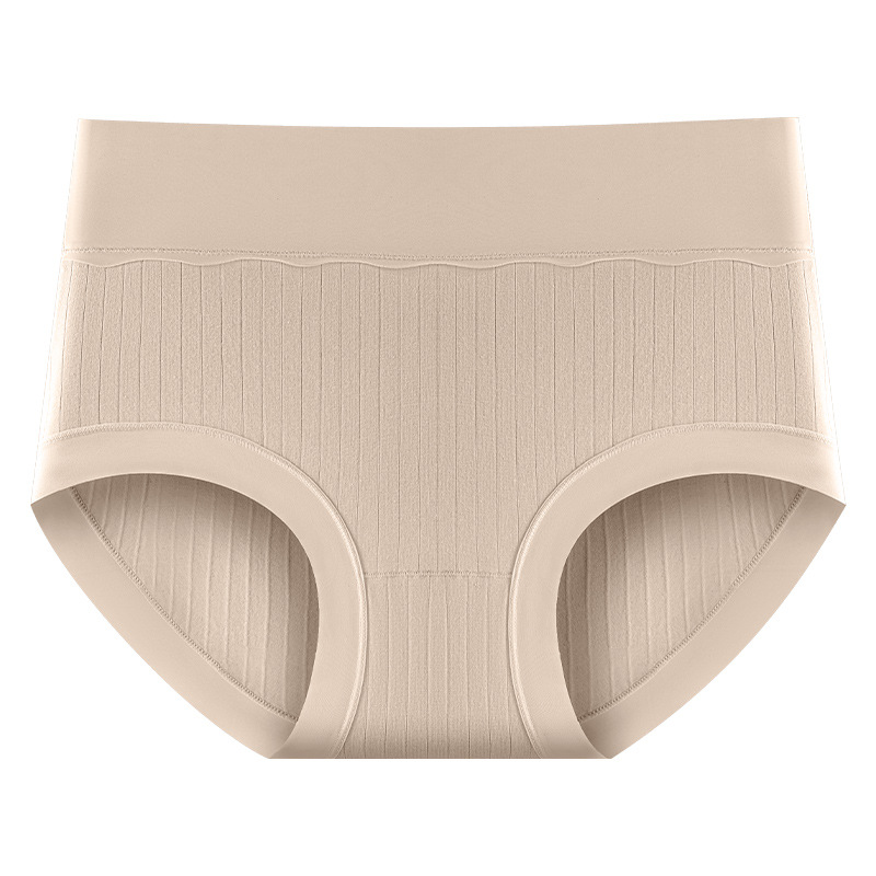 Las mujeres de seda de morera de algodón puro, entrepierna antibacteriana 2024, nueva cintura alta, abdomen ligero, levantamiento de cadera, calzoncillos bóxer sin costuras, refrescante