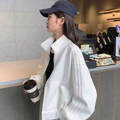 短款运动外套女2025春秋新款棒球服休闲显瘦夹克开衫上衣宽松百搭