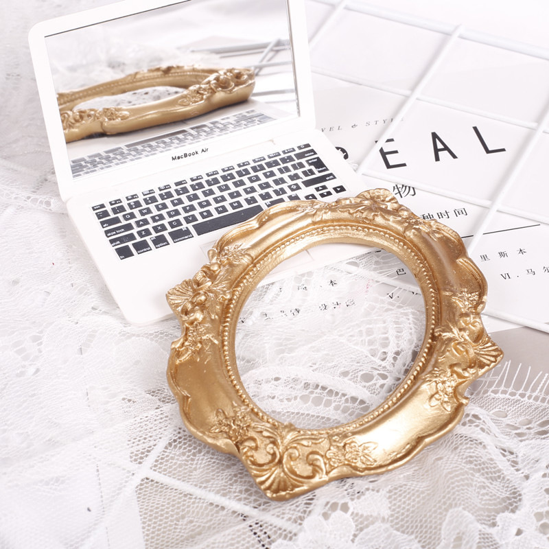 황금색 타원형 프레임 - 0x0cm