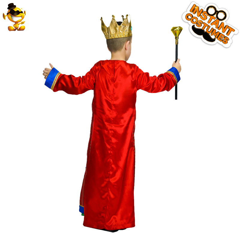 Traje de fiesta de la mascarada traje de Halloween Cosplay traje de rendimiento traje de los niños pequeño rey traje