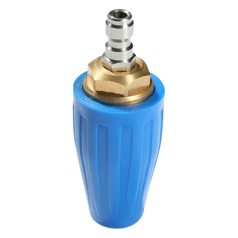 Pistola de agua de alta presión transfronteriza Boquilla giratoria Núcleo de cerámica Cobre puro Limpieza de alta presión Boquilla de loto Publicidad Raíz Talla Eliminación de óxido