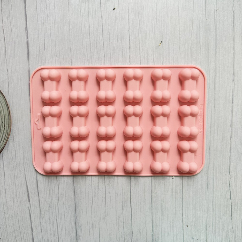 18 huesos 163 chocolate molde de silicona pastel helado pudín molde de postre jabón utensilios