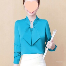 秋季上衣女韩版宽松衬衫新款打底衫长袖恤内搭衬衣雪纺衫衣服潮