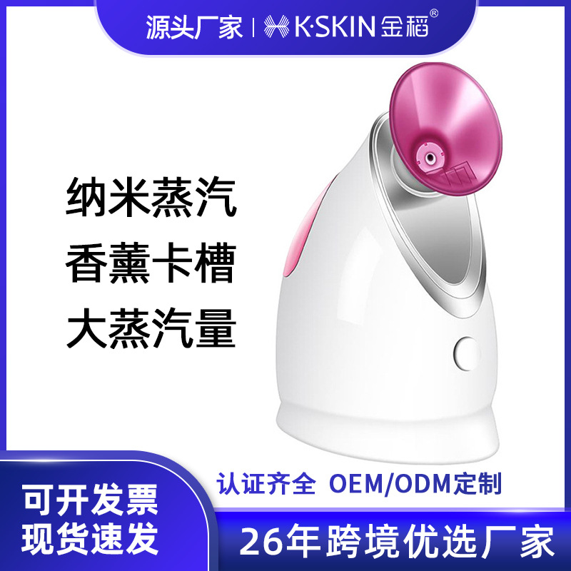 金稻蒸脸器纳米喷雾家用补水仪热喷蒸脸美容院跨境KD2331A热敷