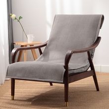 躺椅坐垫四季通用柔软玉米绒椅子垫纯色沙滩阳台实木脚踏盖布套罩