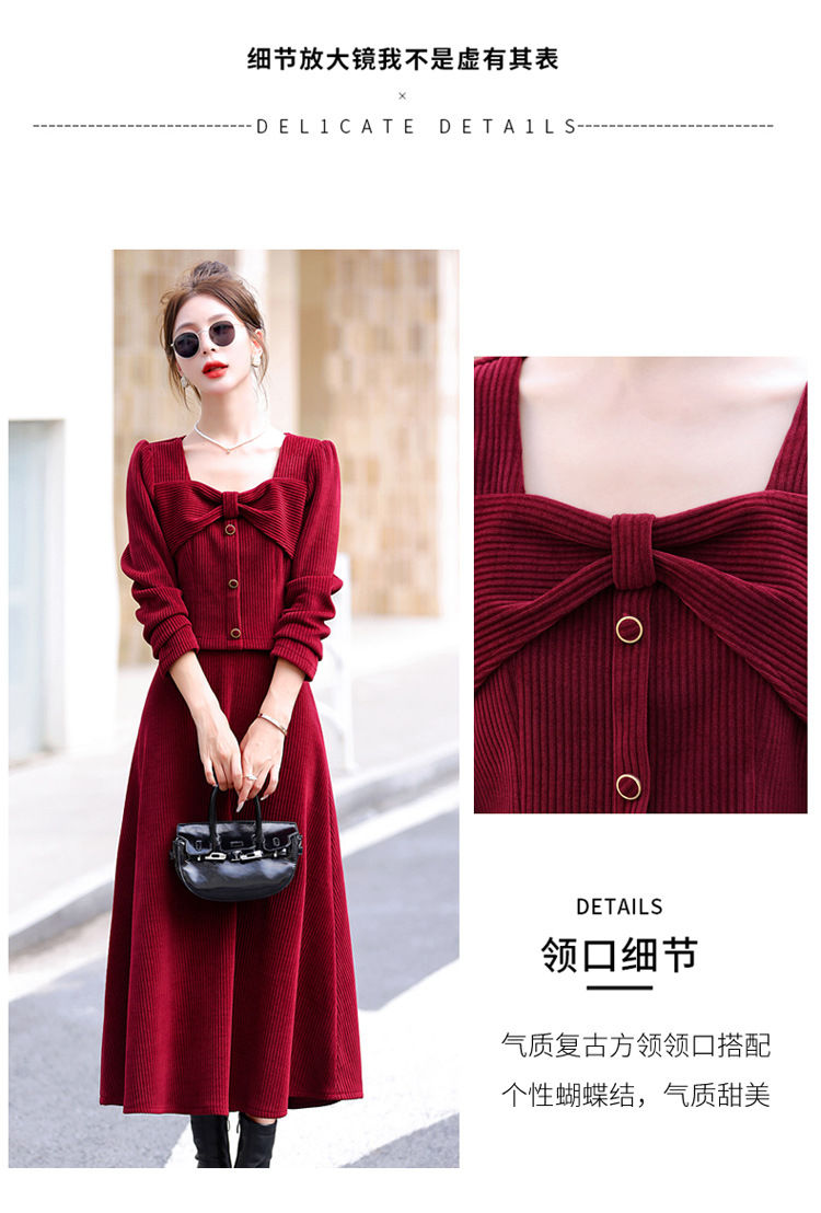 C5965 1590K ĐỒ BỘ NỮ HANTDC THẮT NƠ BƯỚM DÁNG CHỮ A MÙA XUÂN THU ĐÔNG THỜI TRANG NỮ G04 SẢN PHẨM MỚI