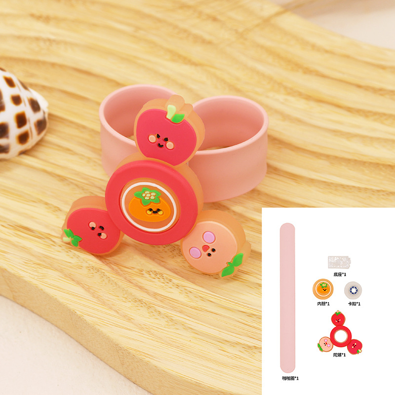 Pulsera de aceite esencial de planta coreana, pulsera de reloj, anillo de papa, giroscopio giratorio para niños, brazalete para niños