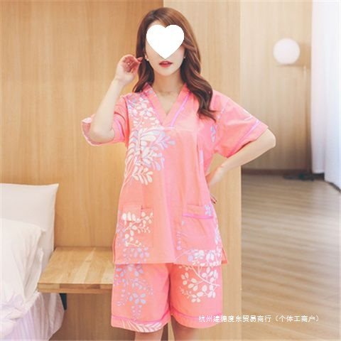 귀여운 면화 애호가의 남녀 한국어 버전 사우나 옷 목욕 발 마사지 옷 도매 목욕