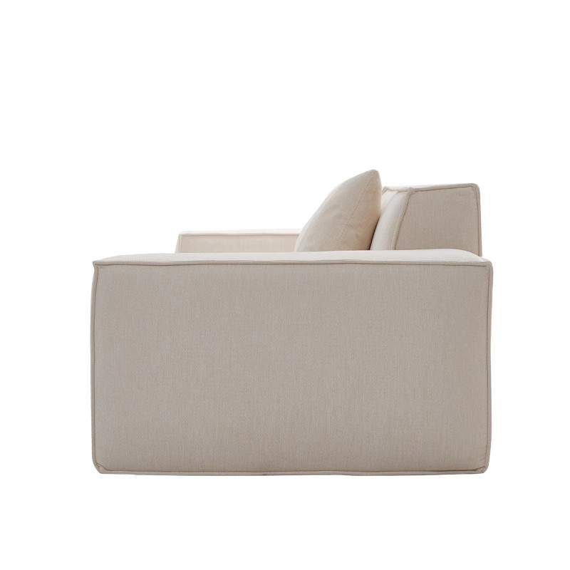 Sofá de tela transfronterizo, sala de estar, sofá de apartamento pequeño simple y moderno, combinación de sofá de compresión de tela de tecnología desechable de algodón y lino