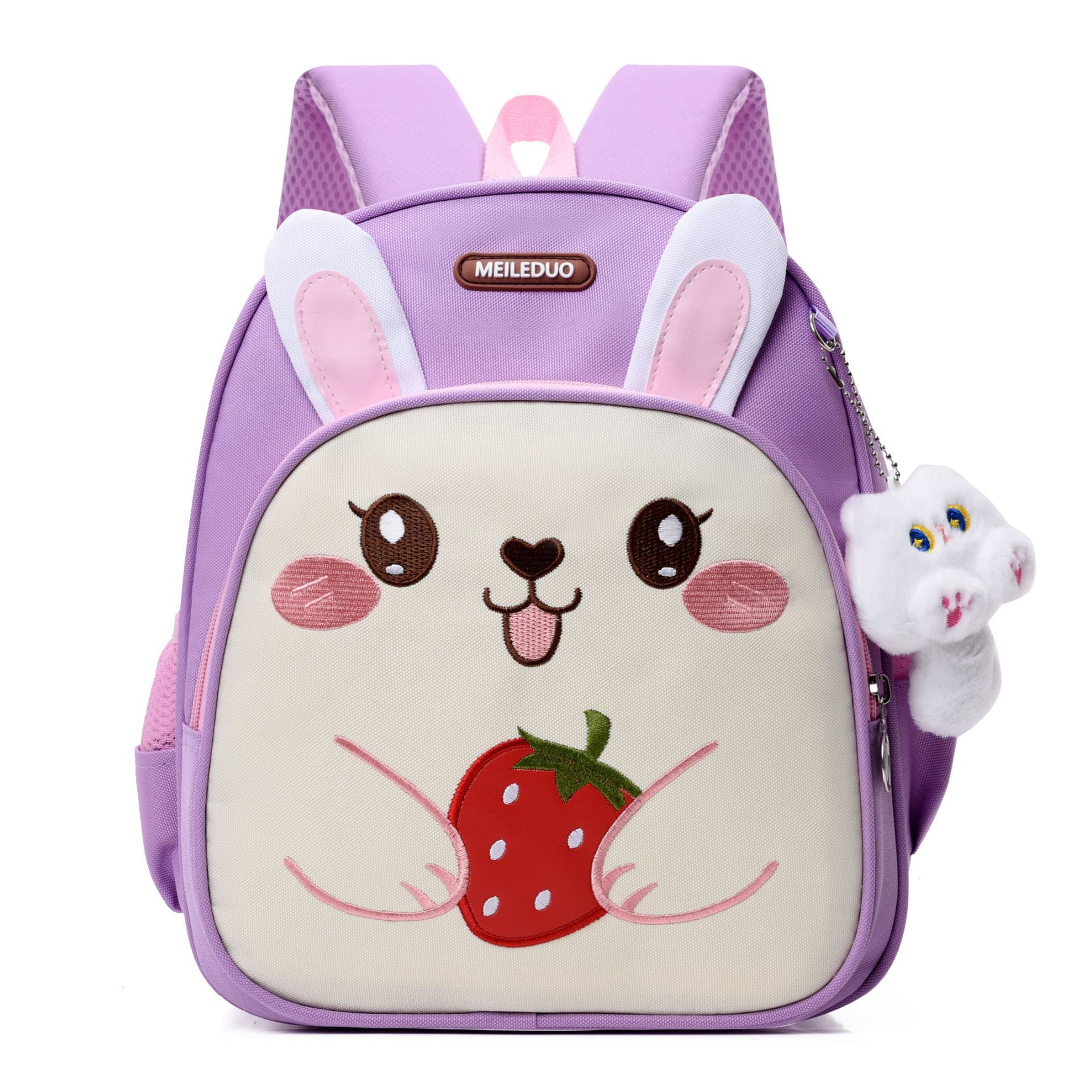 Nuevo niño niñas jardín de infantes mochila de ingeniería coche anti-perdida mochila de hombro mochila encantadora