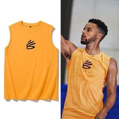 倉庫のバスケットボールのベストのアメリカのトレーニング服のゆったりした男性のスポーツのユニフォームのランニングのフィットネスの肩のノースリーブのtシャツの12