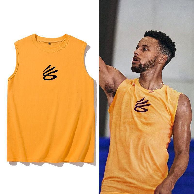 Curry Basketball Vest American Training Suit Loose Men's Sports Jersey Running Fitness Waistcoat Sleeveless T-shirt 12