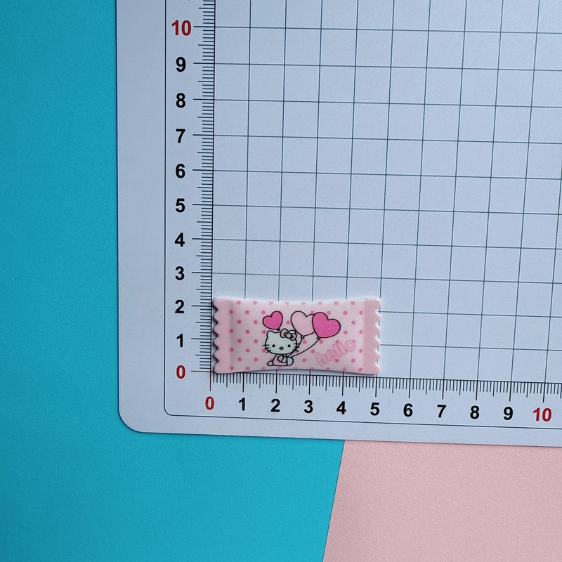 新款可爱卡通Kitty猫咪仿真糖果diy奶油胶手机壳鞋花贴片树脂材料|undefined