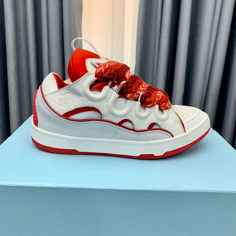 2024 Весенние Новые хлебные туфли, модные туфли для пап, толстая подошва, цвет, соответствующий немецкой тренировочной обуви, нескользящая обувь для бега, мужская и женская