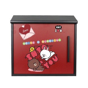 LOGO pattern mailbox mailbox European villa outdoor wall with lock large suggestion box letter box