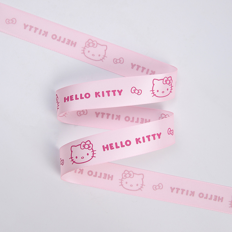 卓兰七夕节新品hellokitty花束包装丝带花艺礼品花店打包缎带绸带|undefined