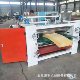 海绵双面涂胶机 硅胶枕滚胶挤压渗透一体机 百洁布聚氨酯胶涂胶机