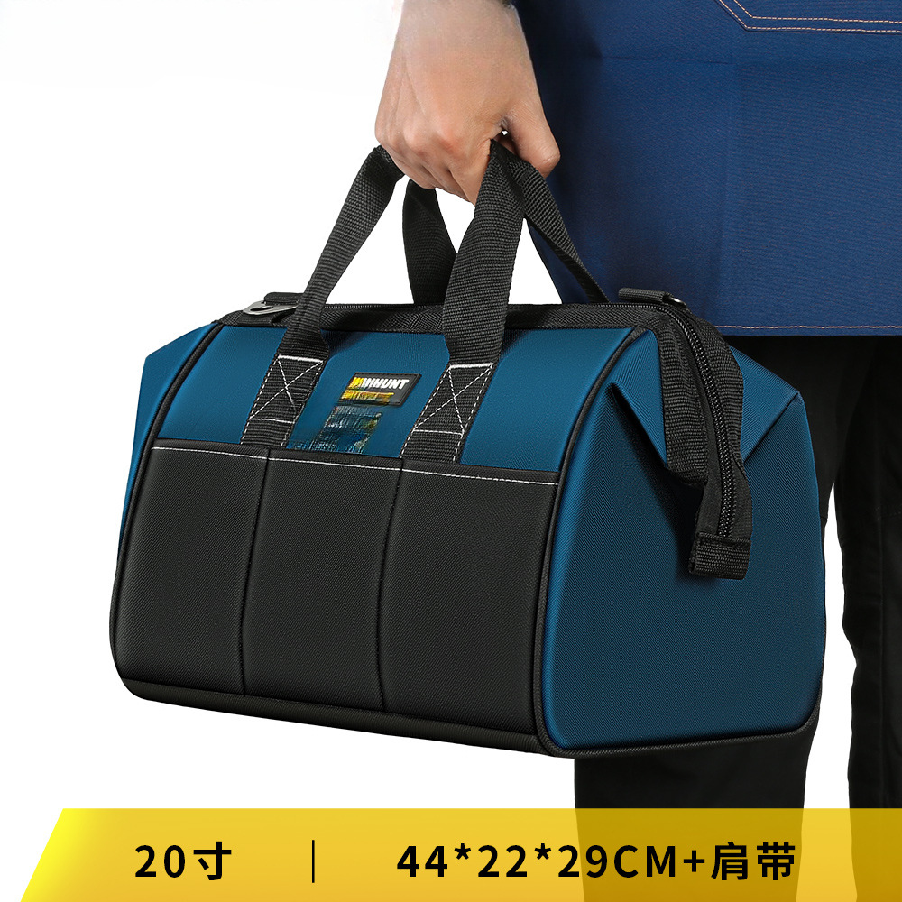 Kit de herramientas fuerte y duradero Kit de herramientas de lona gruesa caja de herramientas resistente al desgaste caja de herramientas de hardware caja de almacenamiento