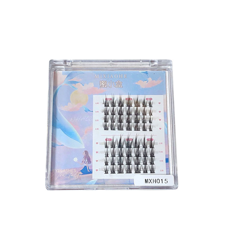 蜜小盒~懒人纯欲速妆芭比白月光假睫毛已剪好分段漫画cos浓密平价