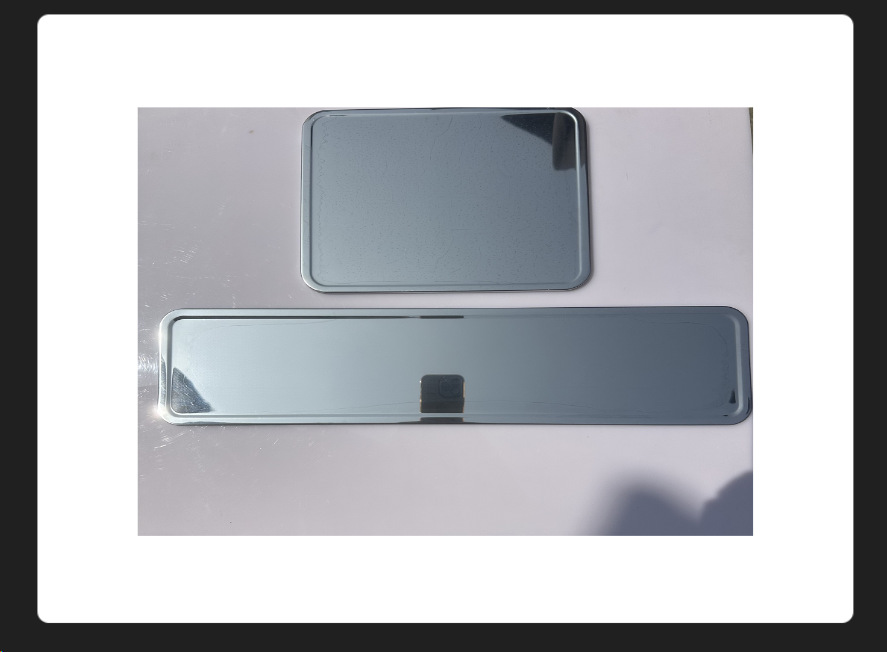 Cross-Border Manufacturer Direct Supply to Kenya: a Set of Aluminum Alloy License Plate Frames, Blank License Plate Frames, Car Dealer License Plate Frames, Car Frames
