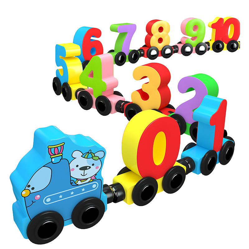 Magnetic digital train