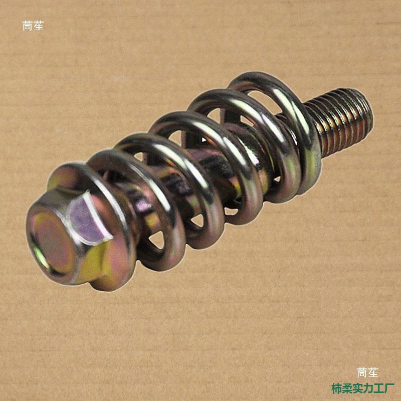 Tricycle motorcycle muffler interface screw, used for connecting and fixing the exhaust pipe in the middle section, exhaust pipe interface screw