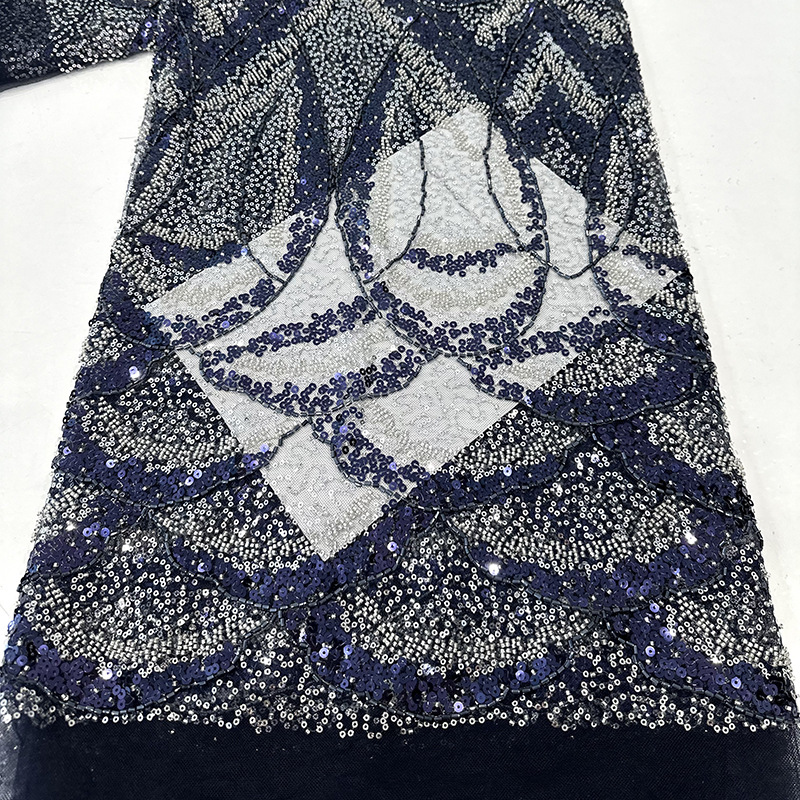Inventario sequinilla bordado tubo de cuentas tela de bordado sequinilla tejido de bordado tubo de cuentas vestido de boda sequinilla tela
