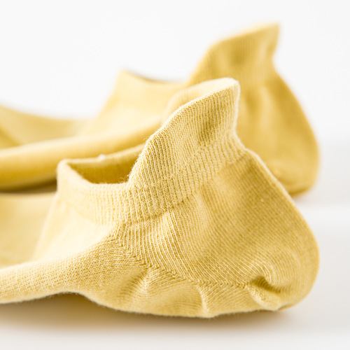 Socks Women's Socks Spring and Summer 100% Cotton Deodorant Black and White Cotton Socks Tear-Up Thin Women's Socks