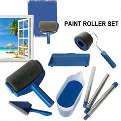 Cross-border Pintar facil new sponge TV product roller brush five-in-one multi-color brush corner paint applicator