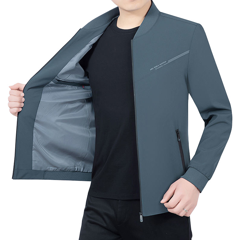 Entrega de una pieza de primavera y otoño chaqueta de hombre joven delgada capa superior casual estilo coreano moda guapo