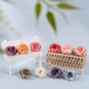 Qianxia Peony Flower Box Simulation Flower Home Decoration Hand Plustering Rose Wall Pseudo Cross -border MW07303