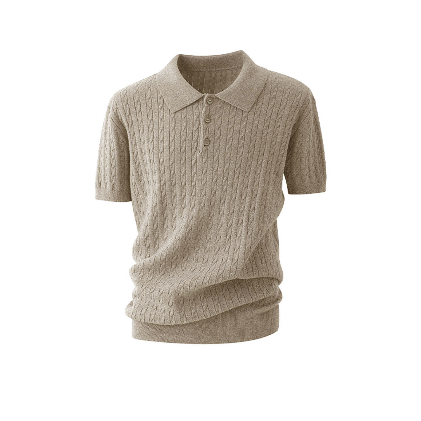 Polo camiseta de punto camiseta de manga corta camiseta de hombre texturas con solapa de color viejo viento de negocios de verano fábrica transfronteriza al por mayor