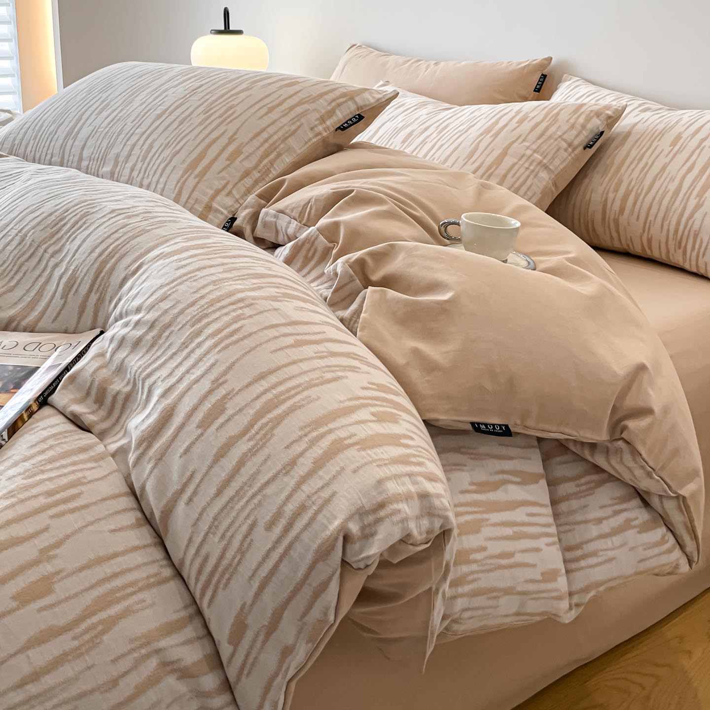 Bizhou-brown [cotton fabric, soft and skin-friendly]