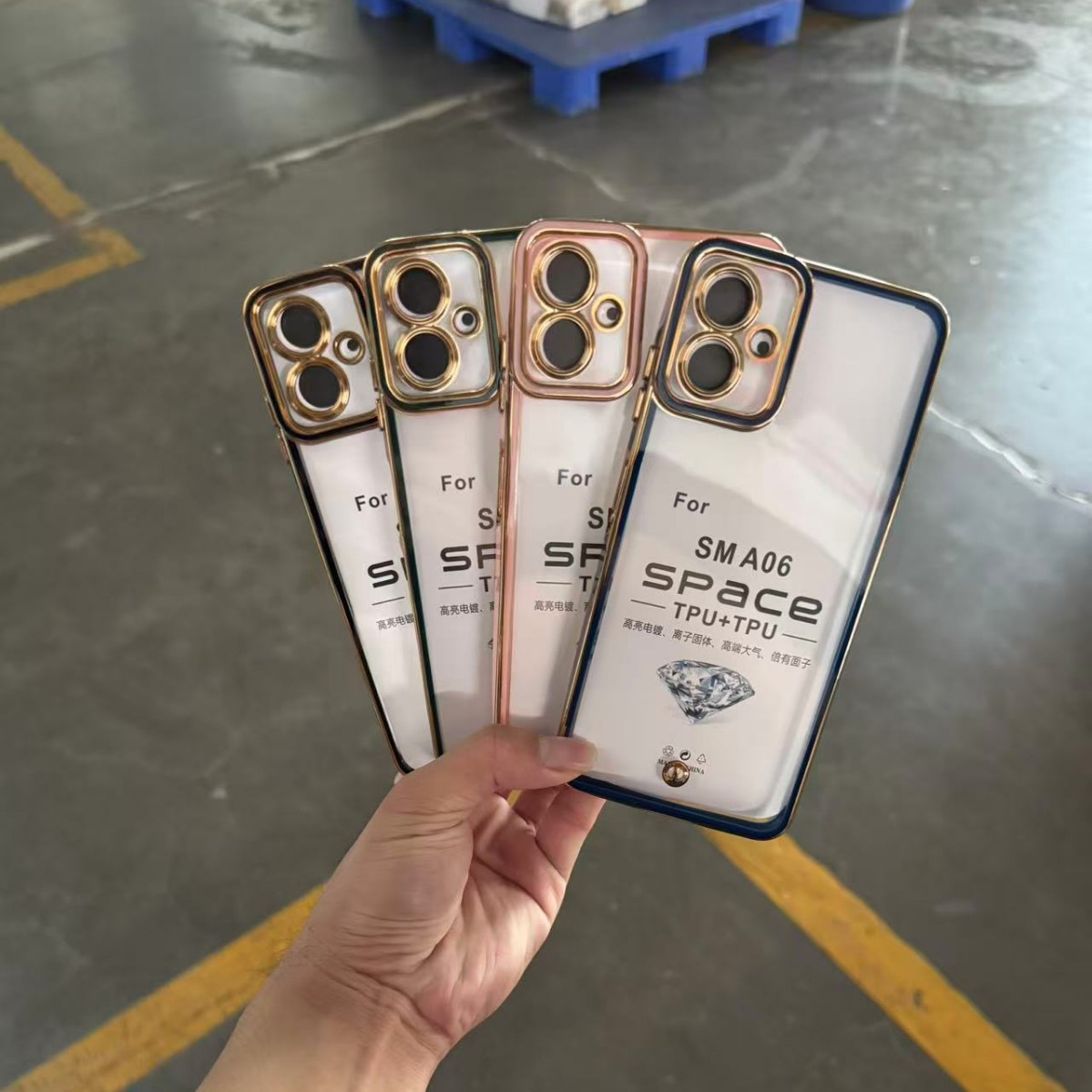 电镀适用三星S24/S25ULTRA瞳眼双色TPU精孔直边手机壳S22PLUS全包