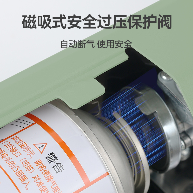 Estufa de tarjeta al aire libre portátil plegable Caska estufa magnética estufa de camping al aire libre utensilios de cocina de gas olla caliente estufa de té