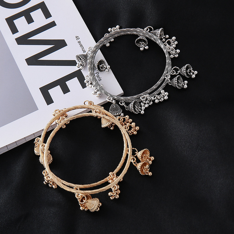 New European and American Portrait Gold Coin Bohemian Style Bracelet Coin Shape Bracelet Women's Trendy Versatile Bracelet Fairy