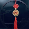 Pure red knots of ten emperors plum blossoms [Peace in and out]