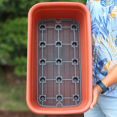 Square Planting Pot for Balcony Vegetable Garden, Large Rectangular Plastic Flower Pot Manufacturer