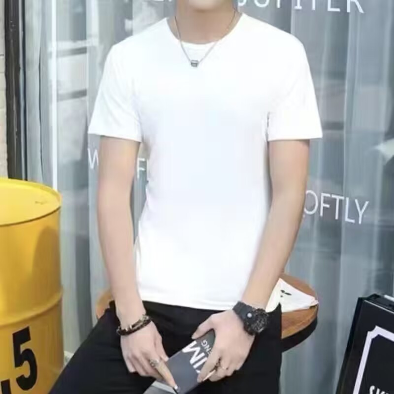 Camiseta de polo de secado rápido de seda de hielo de verano Camiseta de manga corta con solapa jacquard para hombre