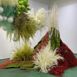 Yongsheng Natural Wedding Reed Grass Internet Celebrity Restaurant Stage Landscape Green Plant Landscaping Model Room Scene Decoration