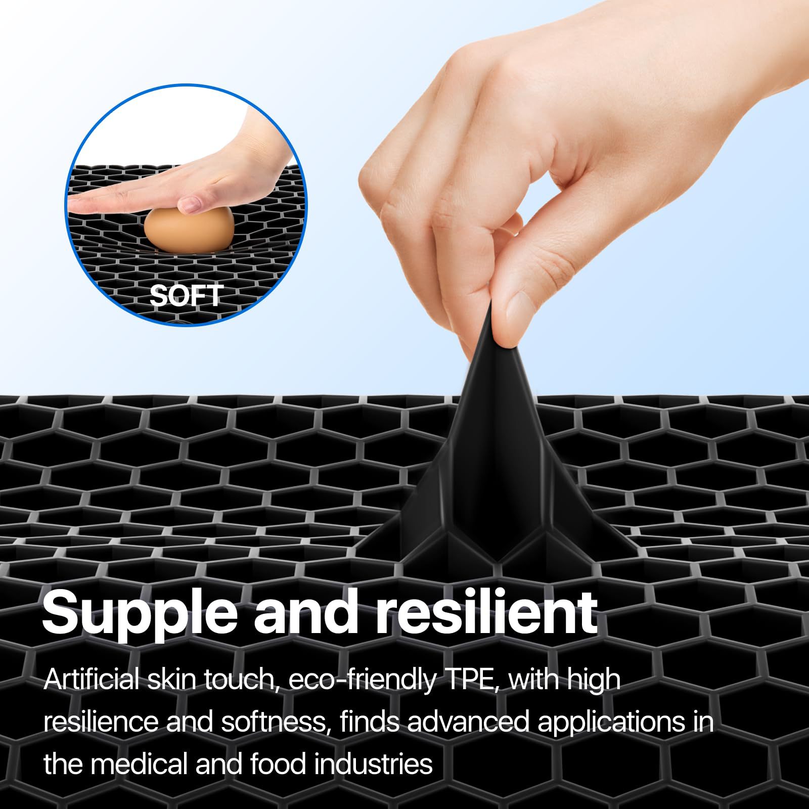 Gel Cushion Double Layer Thickeneded Four-Season Universal Cross-Border Amazon Gel Cushion Manufacturer Export Wholesale