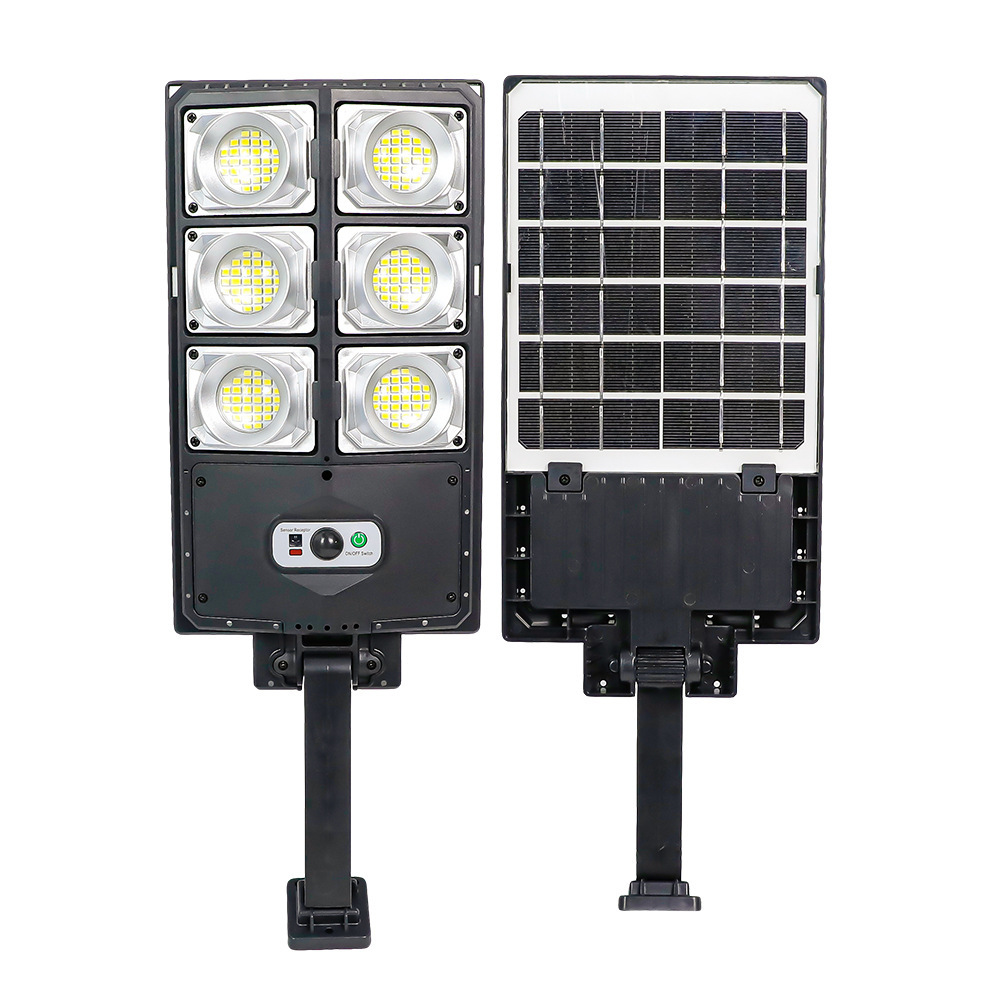 New solar energy double row street lamp integrated induction courtyard lamp street stall night market new rural outdoor lighting