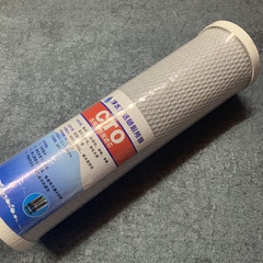 10寸平口 第三級精密燒結壓縮活性炭果殼網碳濾芯淨水器純水機CTO